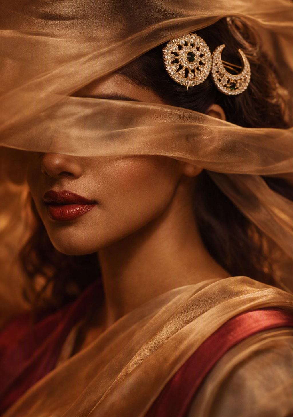 Kemp Crescent Hair Ornament