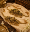 Peacock Gold Plated Vanki Armlet Pair