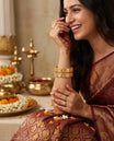 Gold Plated Coin Design Bangle