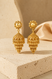 Gold Tone Jhumka Drop Earrings
