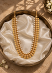 Amra Gold Plated Long Haram Necklace
