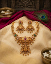 Lakshmi Temple Gold-Plated Necklace Set