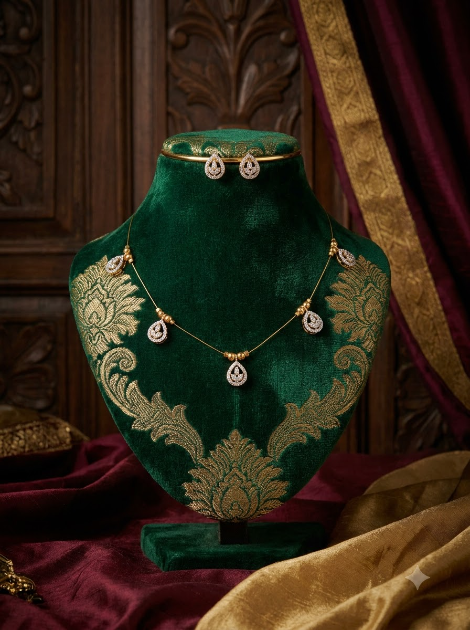 White Teardrop Mangalsutra
