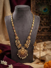 Gold Finish Antique Floral Necklace Set