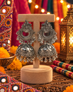 Oxidised Traditional Jhumka Earrings